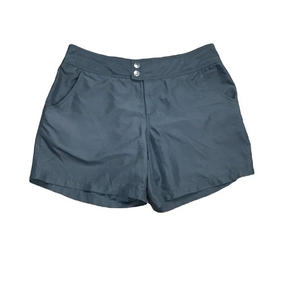 White Sierra Gray Board Shorts ~ Sz 12 ~ Mid Rise ~ 5.5" Inseam - Picture 1 of 4